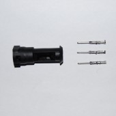 3-way Econoseal socket connector inc pins