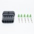 5-way Superseal female connector rear