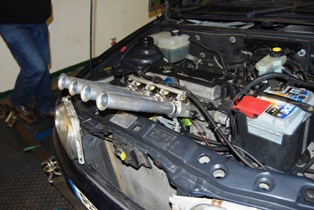 Race engine to tractor in 330mm!