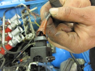 ....followed by a failed crank sensor wire.