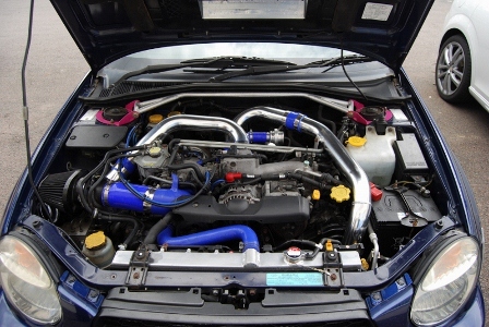 Subaru turbocharged flat four...
